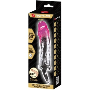 PRETTY LOVE - ODES REALISTA 2 CM BAINHA DE AMPLIAÃÃO PARA PÃNIS ROSA